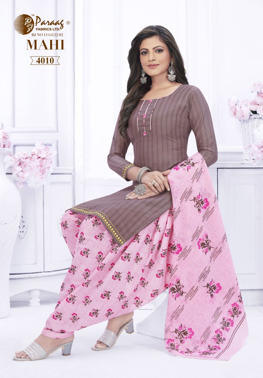 Paraag Mahi 4 Casual Wear Wholesale Dress Material Collection